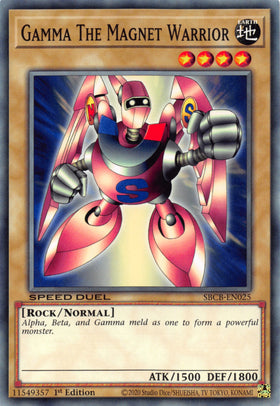 Gamma The Magnet Warrior [SBCB-EN025] Common - Duel Kingdom