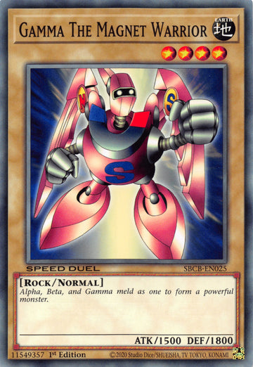 Gamma The Magnet Warrior [SBCB-EN025] Common - Duel Kingdom