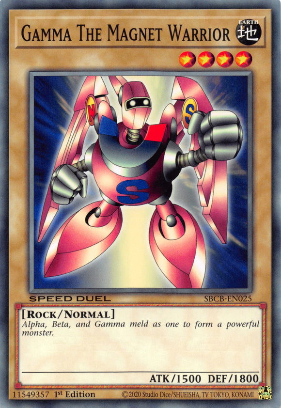 Gamma The Magnet Warrior [SBCB-EN025] Common - Duel Kingdom