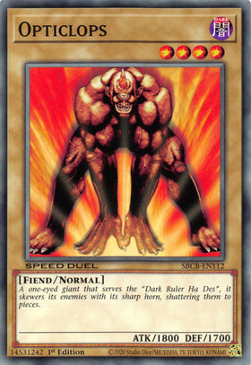 Opticlops [SBCB-EN112] Common - Duel Kingdom