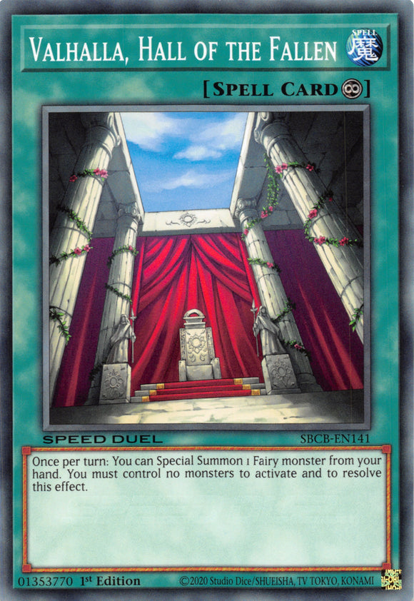 Valhalla, Hall of the Fallen [SBCB-EN141] Common - Duel Kingdom