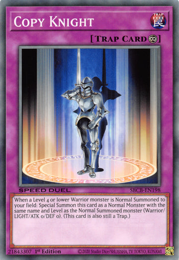 Copy Knight [SBCB-EN198] Common - Duel Kingdom