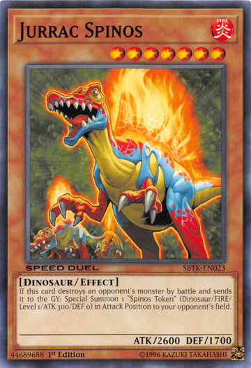 Jurrac Spinos [SBTK-EN023] Common - Duel Kingdom