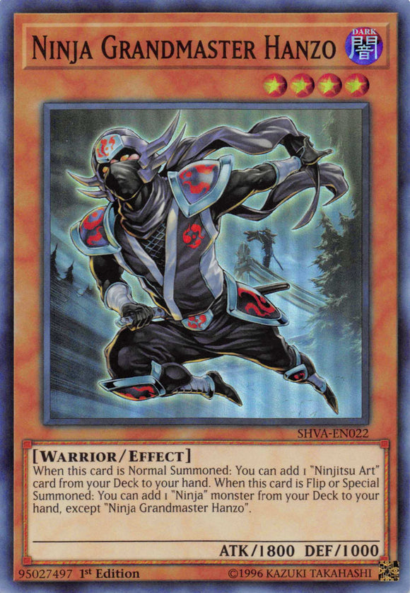 Ninja Grandmaster Hanzo [SHVA-EN022] Super Rare