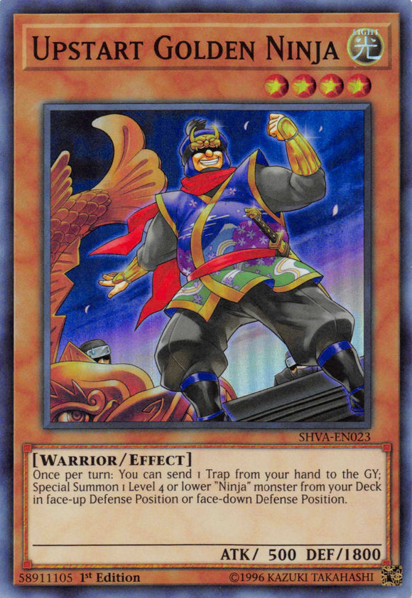 Upstart Golden Ninja [SHVA-EN023] Super Rare