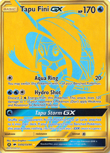 Tapu Fini GX (SV92/SV94) [Hidden Fates: Shiny Vault] - Duel Kingdom