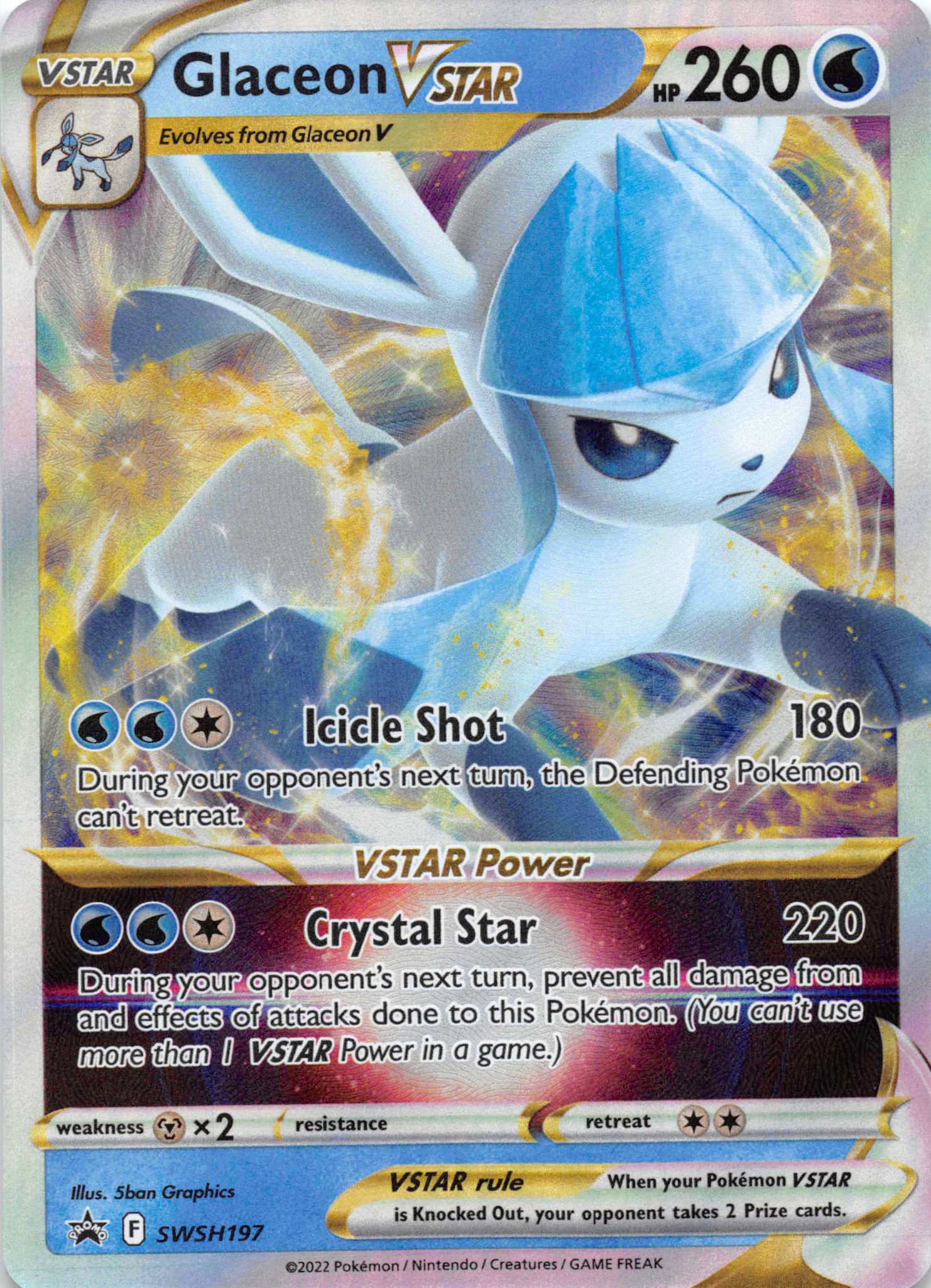 Glaceon VSTAR (SWSH197) [Sword & Shield: Black Star Promos]