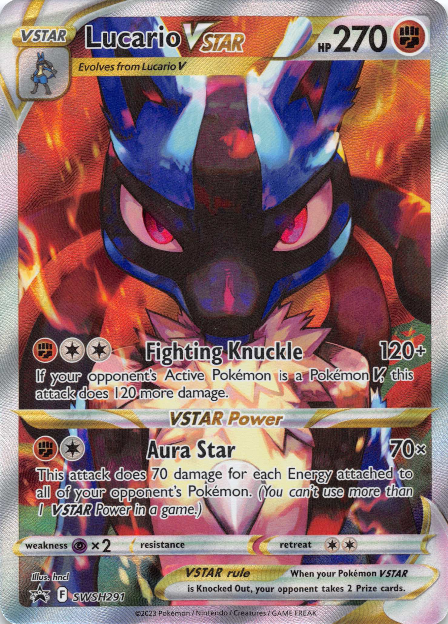 Lucario VSTAR (SWSH291) [Sword & Shield: Black Star Promos]