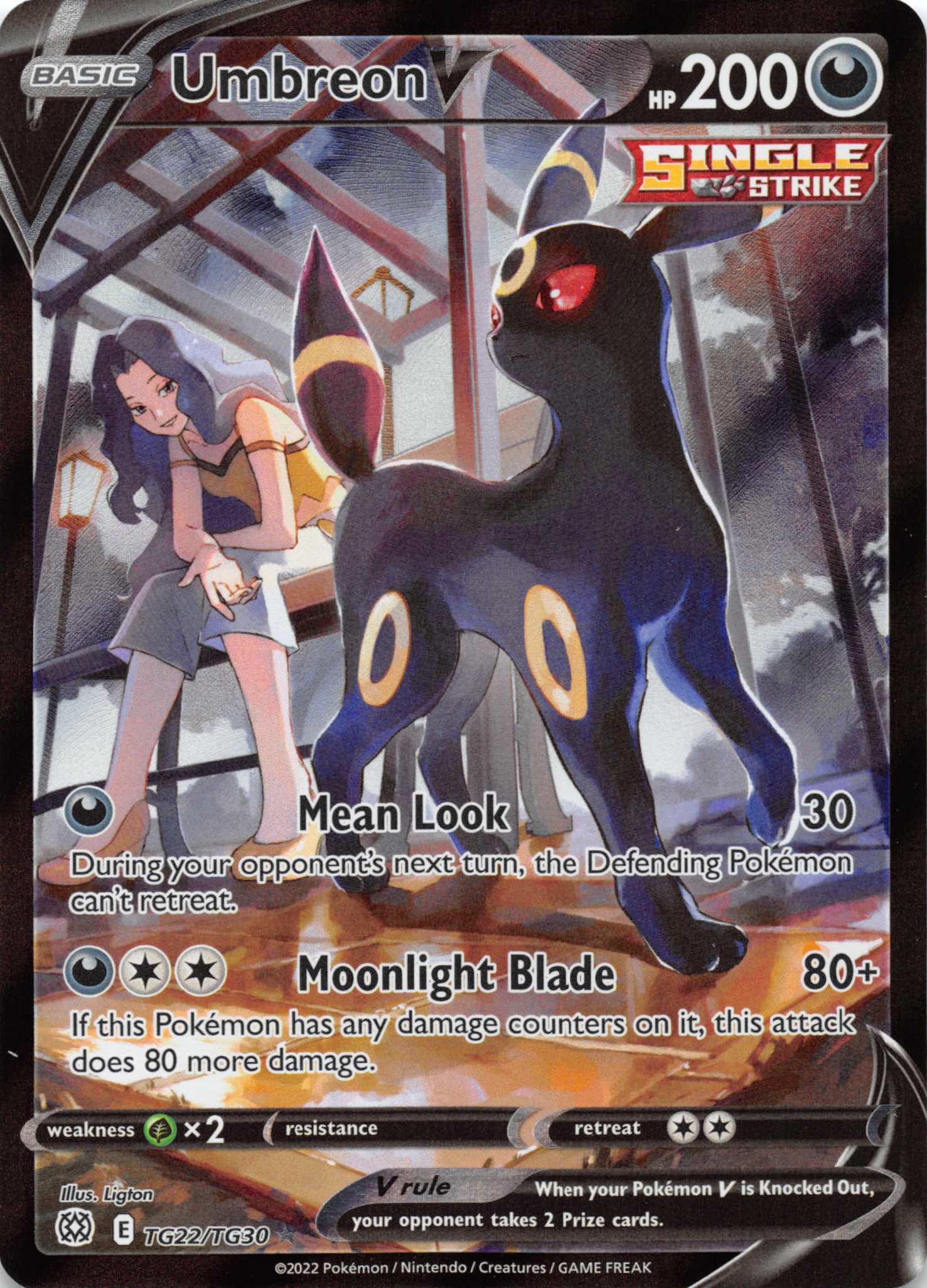 Umbreon V (TG22/TG30) [Sword & Shield: Brilliant Stars]