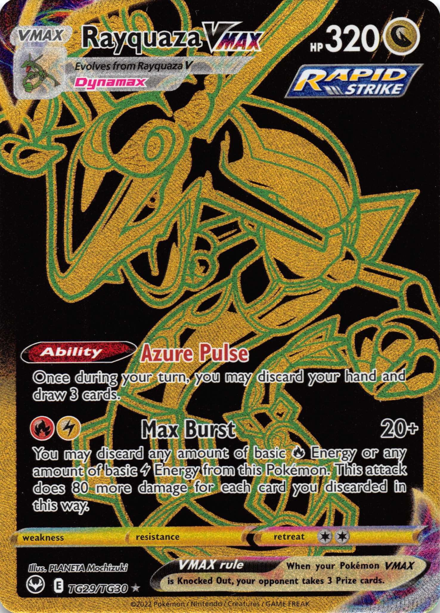 Rayquaza VMAX (TG29/TG30) [Sword & Shield: Silver Tempest]