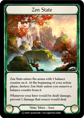 Zen State (Rainbow Foil) [CRU075-RF] Unlimited Rainbow Foil - Duel Kingdom