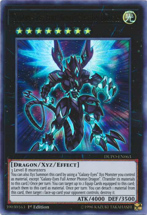 Galaxy-Eyes Full Armor Photon Dragon [DUPO-EN063] Ultra Rare - Duel Kingdom