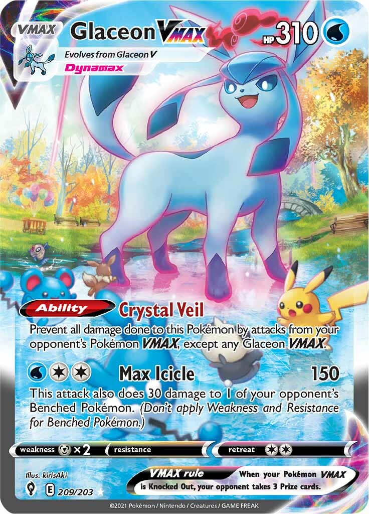 Glaceon VMAX (209/203) [Sword & Shield: Evolving Skies] - Duel Kingdom