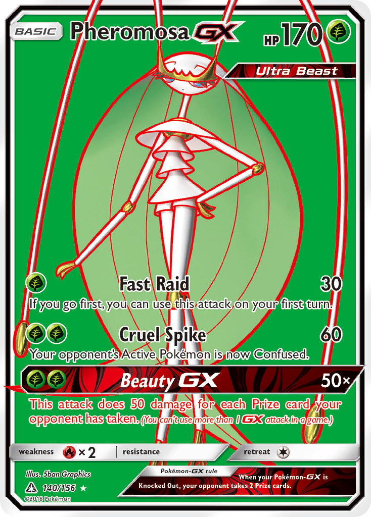 Pheromosa GX (140/156) [Sun & Moon: Ultra Prism] - Duel Kingdom