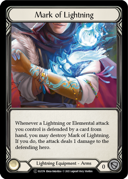 Mark of Lightning [U-ELE174] Unlimited Rainbow Foil - Duel Kingdom