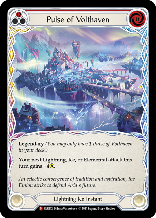 Pulse of Volthaven [ELE112] 1st Edition Cold Foil - Duel Kingdom