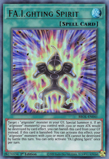 FA.I.ghting Spirit [BROL-EN041] Ultra Rare - Duel Kingdom
