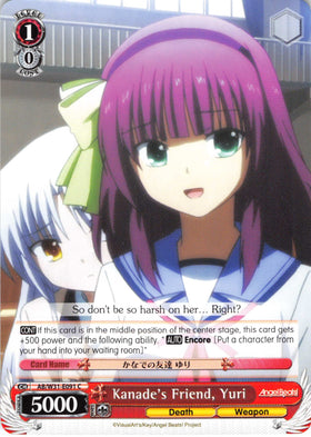 Kanade's Friend, Yuri (AB/W31-E091 C) [Angel Beats! Re:Edit]