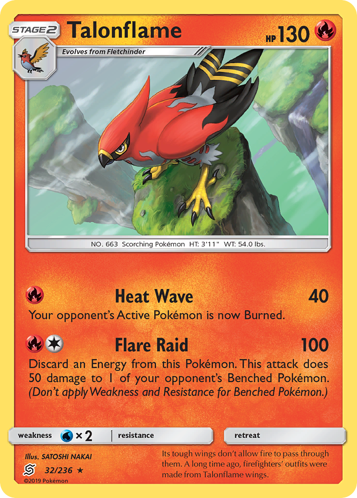 Talonflame (32/236) [Sun & Moon: Unified Minds] - Duel Kingdom