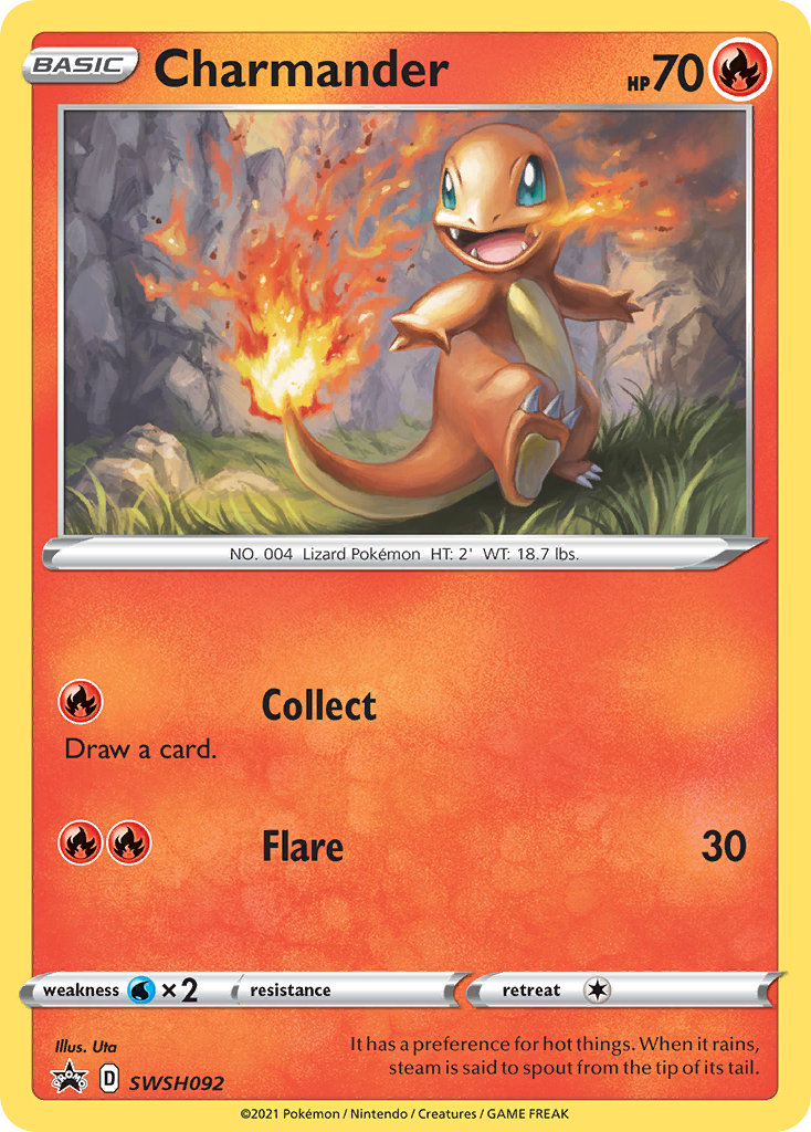 Charmander (SWSH092) [Sword & Shield: Black Star Promos] - Duel Kingdom