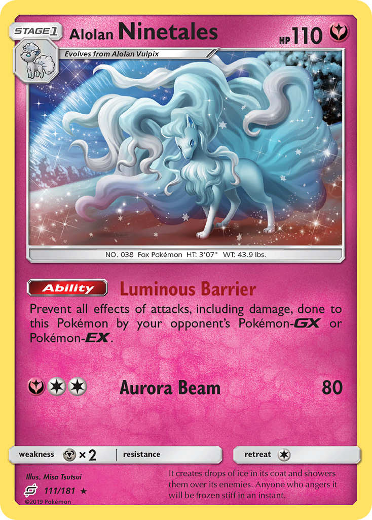 Alolan Ninetales (111/181) [Sun & Moon: Team Up] - Duel Kingdom