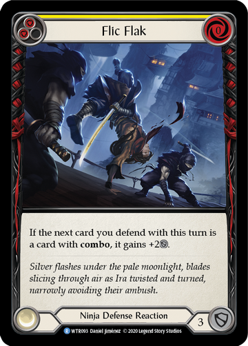 Flic Flak (Yellow) [WTR093] Unlimited Normal - Duel Kingdom