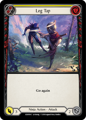 Leg Tap (Yellow) [KSU018-C] 1st Edition Normal - Duel Kingdom