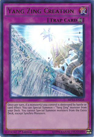 Yang Zing Creation [MP15-EN116] Ultra Rare - Duel Kingdom