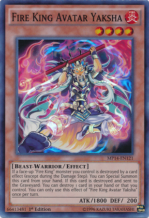 Fire King Avatar Yaksha [MP14-EN121] Super Rare - Duel Kingdom