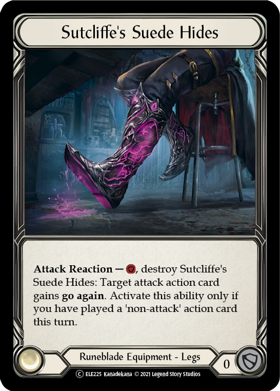 Sutcliffe's Suede Hides [U-ELE225] Unlimited Rainbow Foil - Duel Kingdom