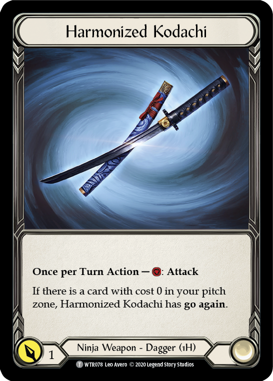 Harmonized Kodachi // Rhinar, Reckless Rampage [U-WTR078 // U-WTR001] Unlimited Normal - Duel Kingdom