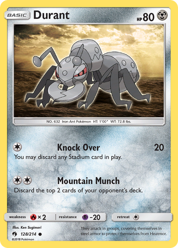 Durant (128/214) [Sun & Moon: Lost Thunder] - Duel Kingdom