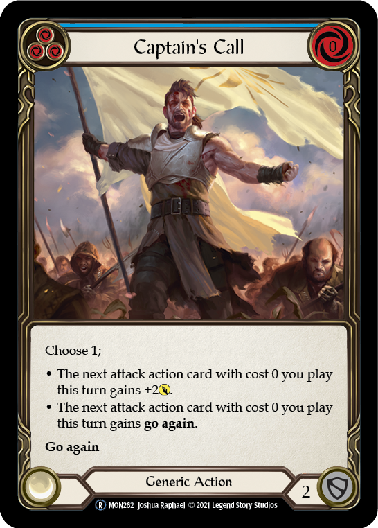 Captain's Call (Blue) [U-MON262] Unlimited Normal - Duel Kingdom