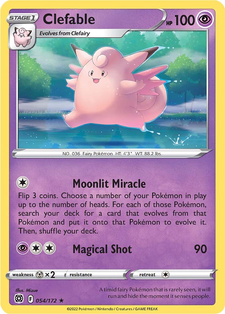 Clefable (054/172) [Sword & Shield: Brilliant Stars] - Duel Kingdom