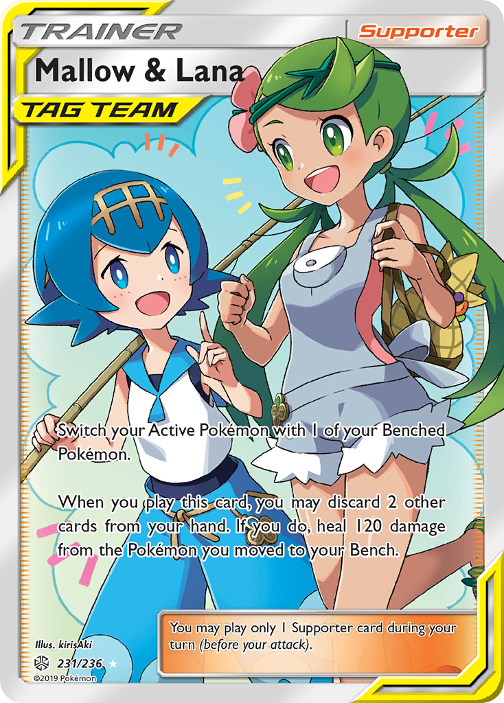 Mallow & Lana (231/236) [Sun & Moon: Cosmic Eclipse] - Duel Kingdom