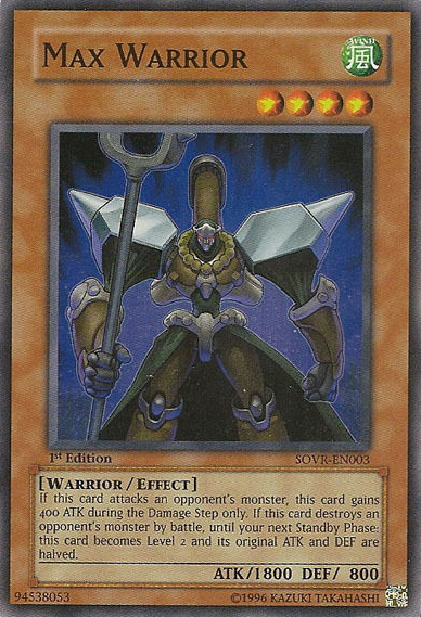 Max Warrior [SOVR-EN003] Super Rare - Duel Kingdom