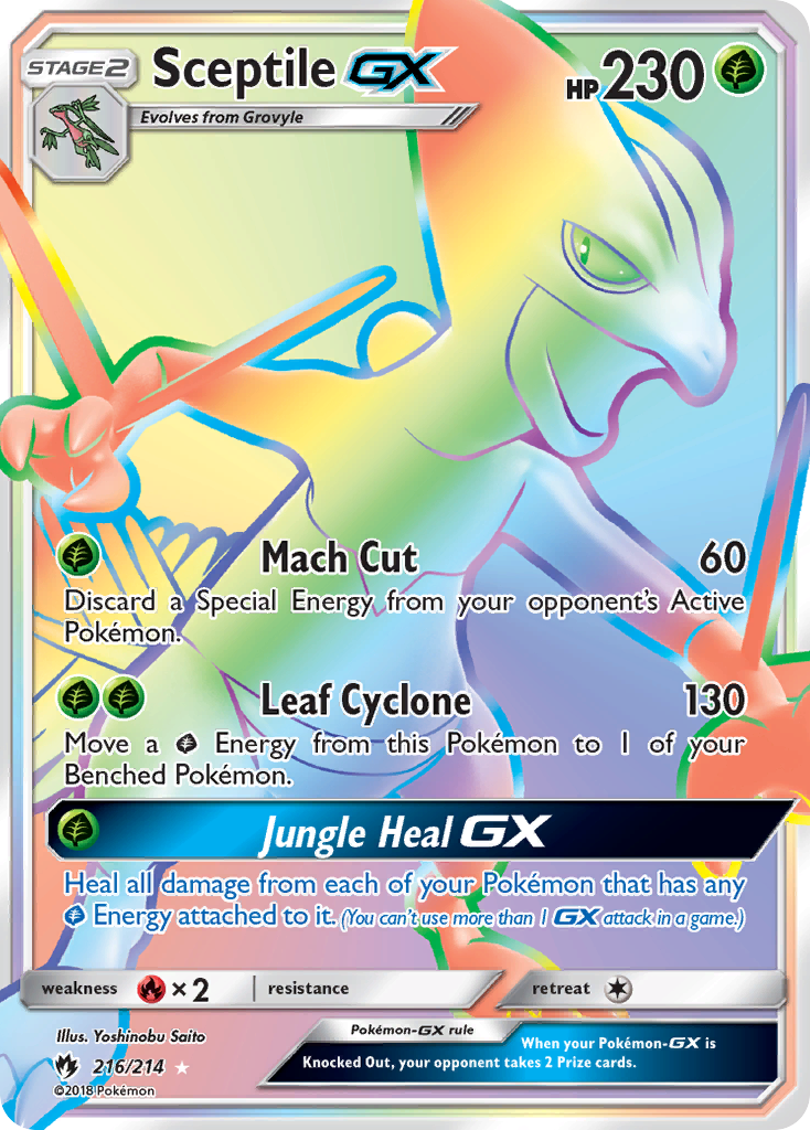 Sceptile GX (216/214) [Sun & Moon: Lost Thunder] - Duel Kingdom