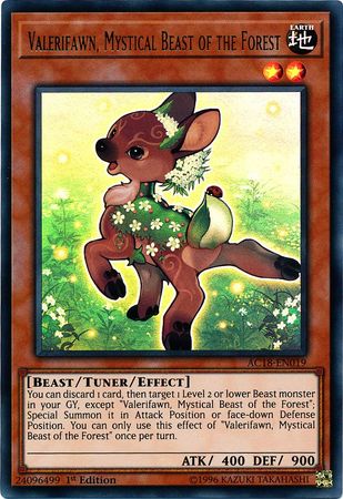 Valerifawn, Mystical Beast of the Forest [AC18-EN019] Ultra Rare - Duel Kingdom