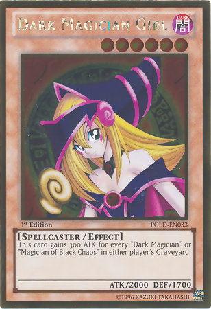 Dark Magician Girl [PGLD-EN033] Gold Rare - Duel Kingdom