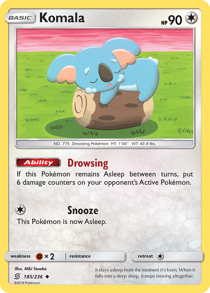 Komala (185/236) [Sun & Moon: Unified Minds] - Duel Kingdom