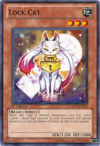 Lock Cat [DREV-EN033] Common - Duel Kingdom