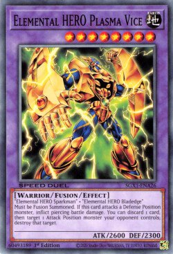 Elemental HERO Plasma Vice [SGX1-ENA26] Common - Duel Kingdom