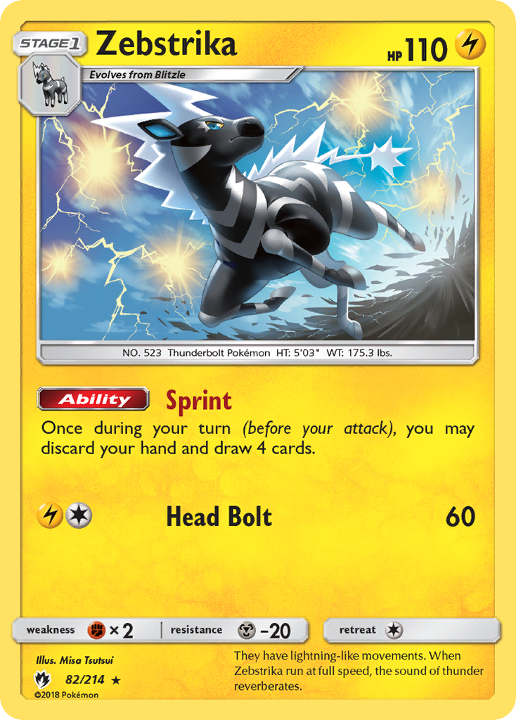 Zebstrika (82/214) [Sun & Moon: Lost Thunder] - Duel Kingdom