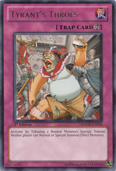Tyrant's Throes [PHSW-EN076] Rare - Duel Kingdom