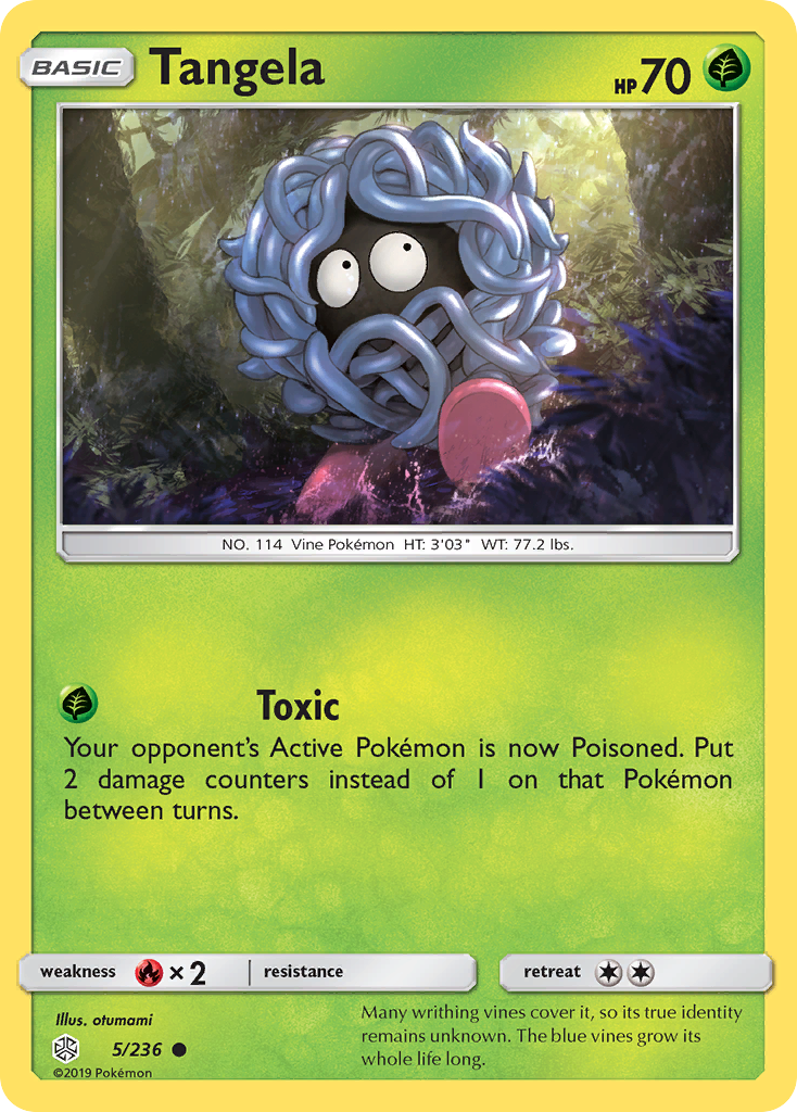 Tangela (5/236) [Sun & Moon: Cosmic Eclipse] - Duel Kingdom