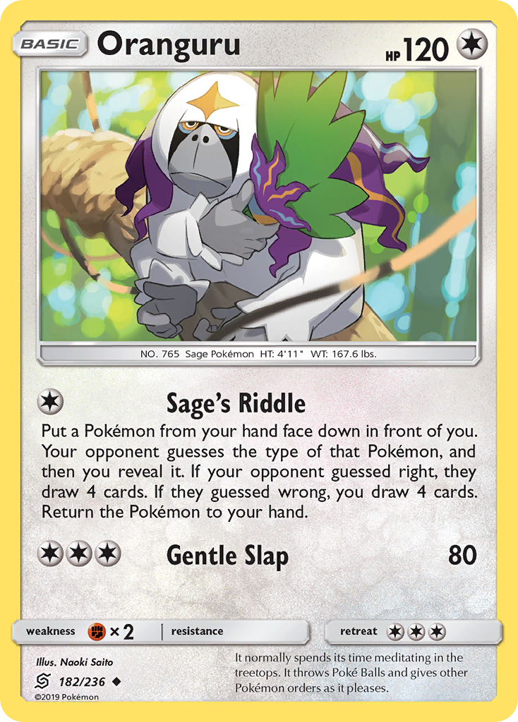 Oranguru (182/236) [Sun & Moon: Unified Minds] - Duel Kingdom