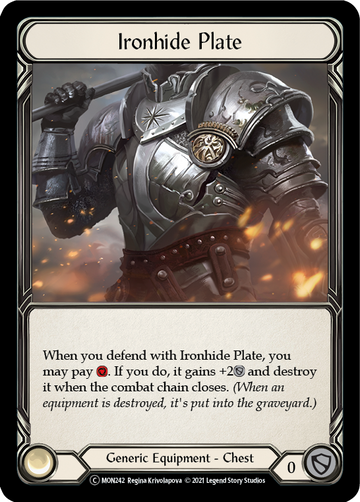 Ironhide Plate [U-MON242] Unlimited Normal - Duel Kingdom