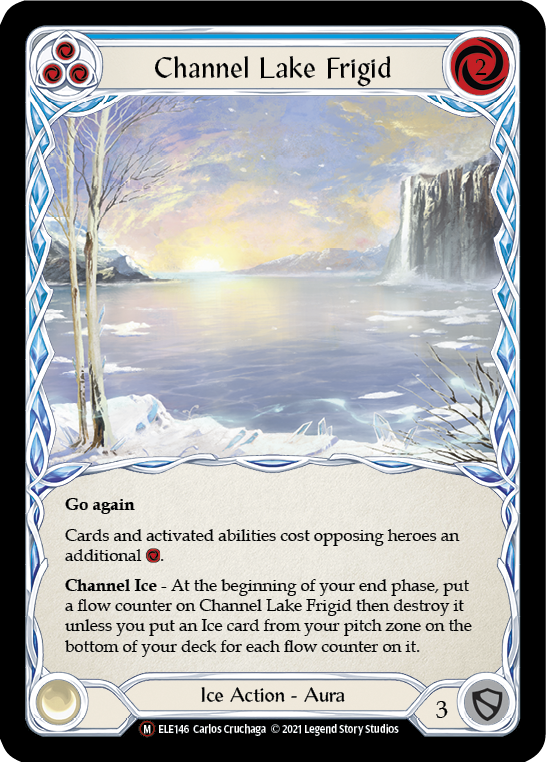 Channel Lake Frigid [U-ELE146] Unlimited Rainbow Foil - Duel Kingdom