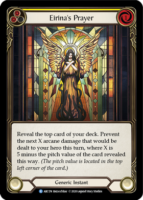 Eirina's Prayer (Yellow) [ARC174] Unlimited Rainbow Foil - Duel Kingdom