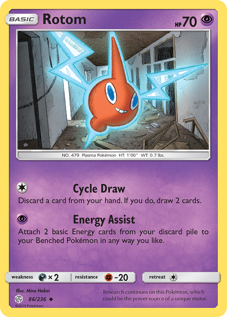 Rotom (86/236) [Sun & Moon: Cosmic Eclipse] - Duel Kingdom